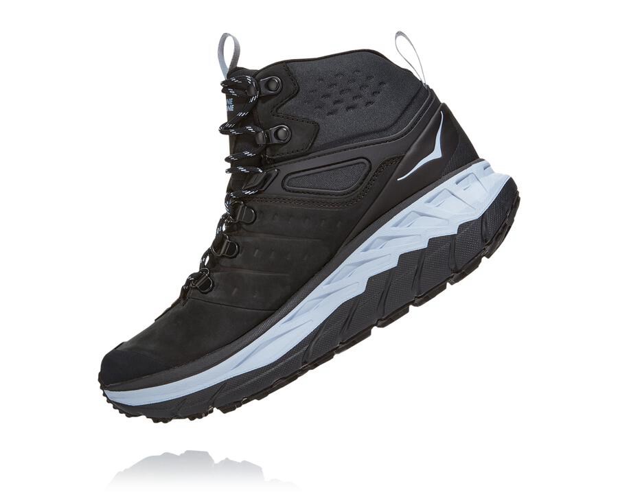 Chaussure Randonnée Hoka One One Stinson Mid Gore-Tex Femme - Noir - RBD-519087